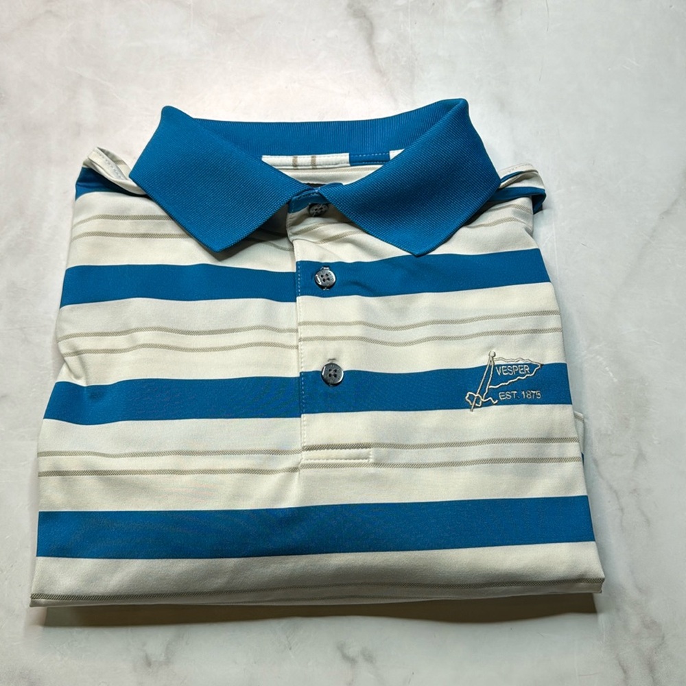 Footjoy Striped Polo Vesper Country Club